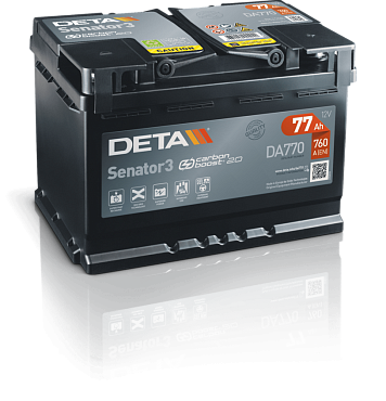 Аккумулятор Deta Senator3 DA770 (77 Ah)